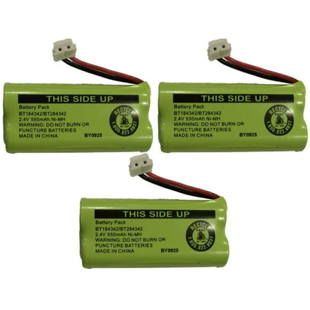 Battery BT184342 / BT284342 for AT&T Vtech GE RCA and Clarity Phones 2.4V 550mAh Ni-MH