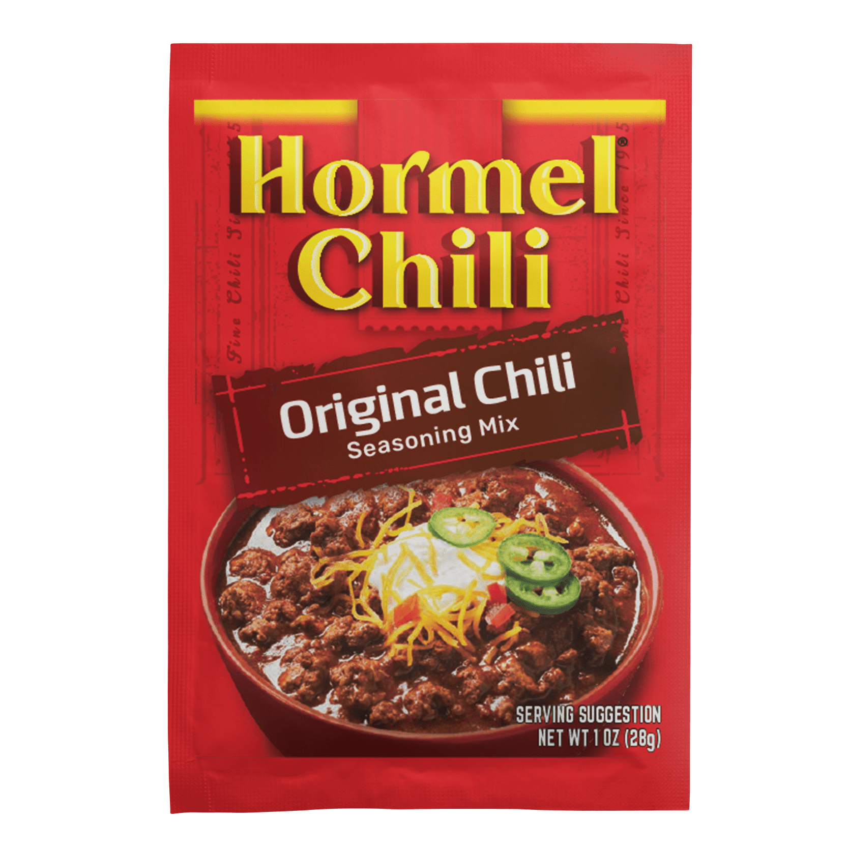 (24 pack) Hormel Original Chili Seasoning Mix, 1 oz Pouch