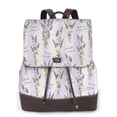 thumbnail image 1 of Balery Lavender Flowers Mochila de Cuero para Mujeres, Gran Capacidad, Bolsa de Viaje Multifuncional, Mochila de Cuero y Bolsa de Hombro para Mujeres, 1 of 4