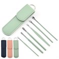 thumbnail image 2 of Cuchara limpiadora de oídos de acero inoxidable, kit de herramientas para quitar la cera de los oídos, cuchara para el cuidado de los oídos para bebés y adultos, 2 of 5