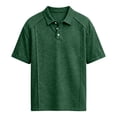 thumbnail image 5 of Mens Short Sleeve Polo Shirts Dry Fit Lightweight Collared Shirt Summer V Neck Athletic Button Polo Shirts with Pocket, XL, 5 of 6