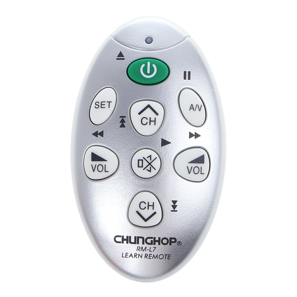 SIEYIO Universal Remote Control with 7 Large Buttons Learning Controller RML7 for TV/SAT/VCD