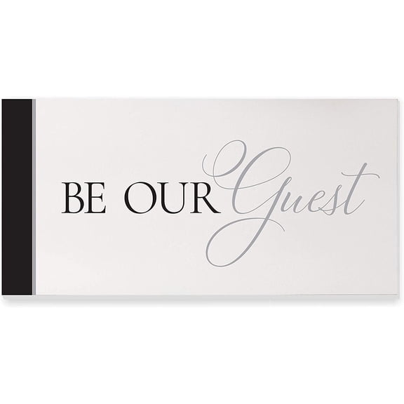 Be Our Guest Rustic Wood Wall Sign 9x18