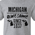 thumbnail image 4 of Inktastic Michigan Awesome Since 1837 Youth T-Shirt, 4 of 5