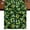 Green LawnGreen Black, variant on Table Runners 120 Inches Long Dress Scarves, St. Patrick's Day Farmhouse Coffee/Dining/Kitchen Table Runner for Living Room, Watercolor Lucky Shamrocks Spring Leaves 13x120 Inch