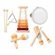 thumbnail image 2 of Instrumentos musicales para bebés, juguete rítmico con reconocimiento de , juguete sensorial con sonda de madera para regalo de cumpleaños,, 2 of 9