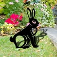 thumbnail image 5 of Acrylic Bunny Garden Decor, 17" Rabbit Yard Decor, Metal Yard Art Animals Garden Stakes Rabbit Silhouette, Rabbit Yard Decorations Outdoor, Bunny Garden Art for Flowerbeds Planters Patios Lawn, 5 of 5