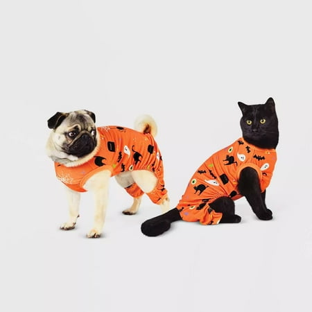 Hyde & EEK! Boutique Halloween Matching Family Sleep Dog and Cat Pajama Small
