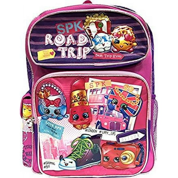 Sac à Dos - Shopkins - Sac d'École de Voyage de Route de SPK Nouveau