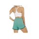 thumbnail image 3 of Pantalones cortos deportivos para mujer, cómodos, con cintura elástica y bolsillos para correr y fitness. Pantalones cortos casuales de algodón con cintura elástica y cordón ajustable. Pantalones, 3 of 5
