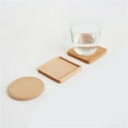 thumbnail image 6 of Wood Coaster,Coffee Coaster, Beer Coaster.Walnut Dark Wood Coaster Household 1PC, 6 of 10
