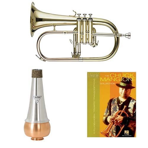 Band Directors Choice Bb Student Flugelhorn w/Mute & Chuck Mangione