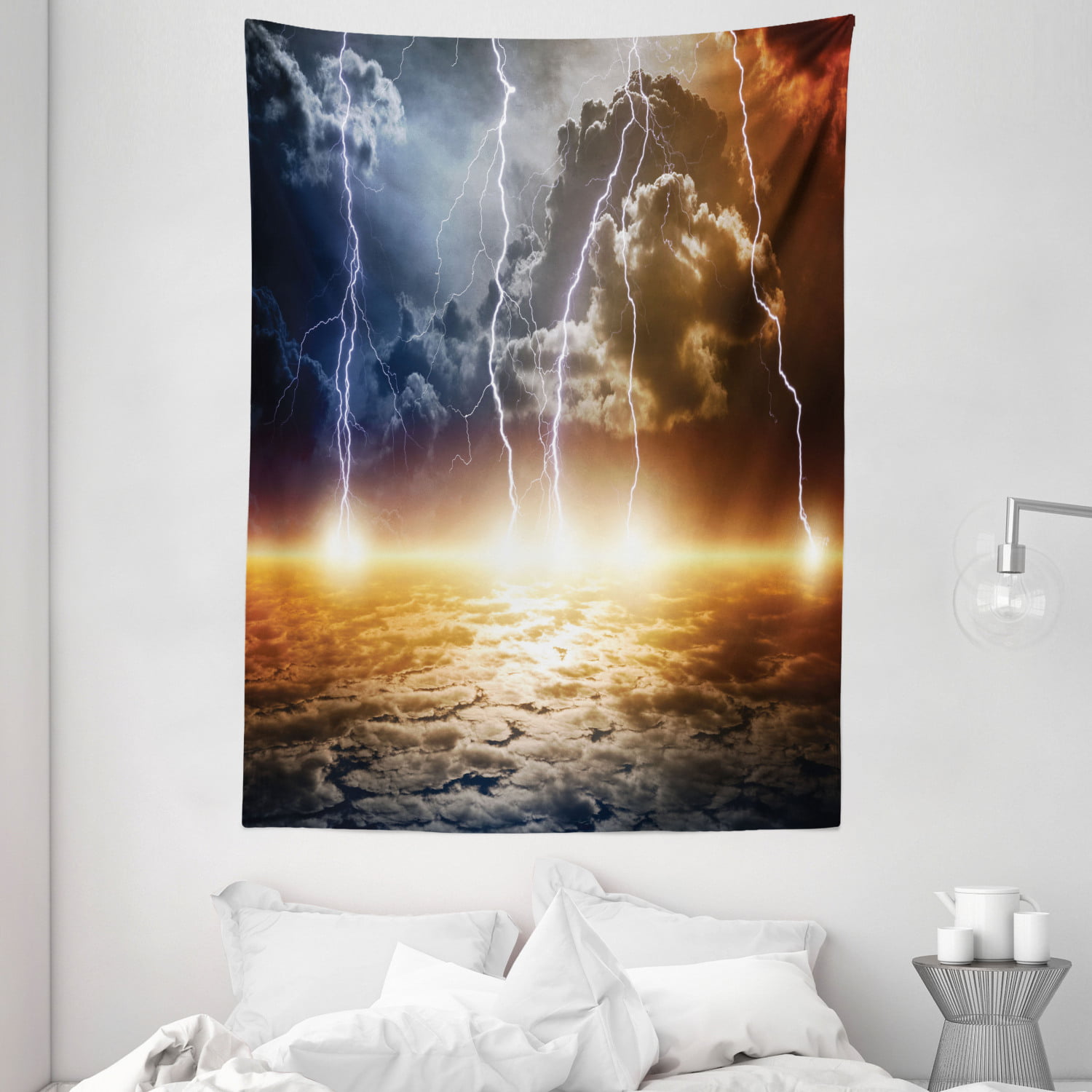 Lightning Storm Wall Hanging Tapestry Psychedelic Bedroom Home Decoration