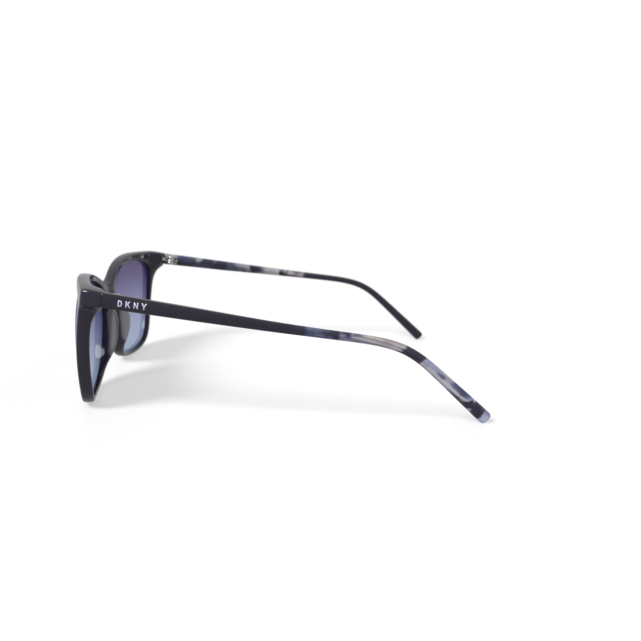 DKNY Women's Rx'able Fashion Sunglasses, DK500SG, Black, 54-18-135, with Case