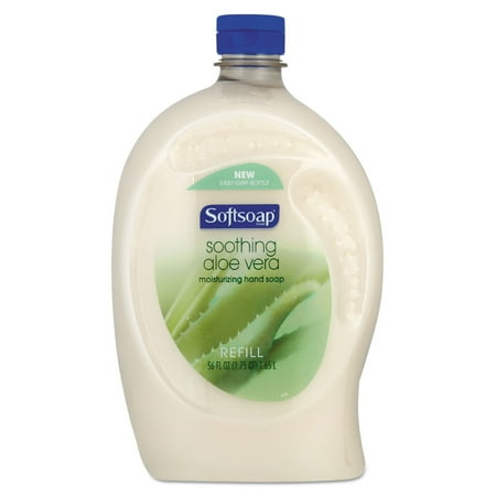 Softsoap Liquid Hand Soap Refill, Soothing Aloe - 56 fl oz