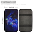 thumbnail image 4 of Renewold Sea Turtle Galaxy Auto Center Console Cover Pad Universal Fit for SUV Truck Car, Universal Car Armrest Seat Box Cover for Men Women, 4 of 6