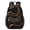 Black and Gold, variant on Black and Gold Marble Pattern 17" School Backpacks for Teens,Waterproof Oxford Fabric,S-Shape Padded Straps for School,Travel,Hiking,Camping