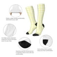 thumbnail image 6 of Haiem Lemon Yellow Checkboard Socks, Funny Novelty Crazy Design Cotton Socks Sports Socks Knee High Socks For Men, Women,1Pairs - Gift For Working Friends, 6 of 9