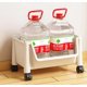 thumbnail image 1 of Portable Bookshelf Multi-functional With Wheels Storage Rack Living Room Home Home, 1 of 5