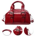 thumbnail image 1 of Bolso Bandolera JShteea PU para Mujer rojo vino, 1 of 9