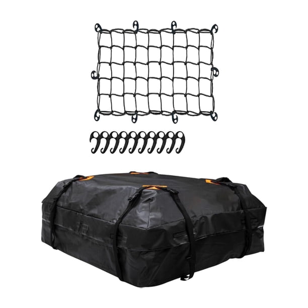 Bolsa de techo con Net de carga para el automóvil Topper Bag Bag Bag para carpas Sin almohadilla