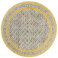 thumbnail image 1 of Casavani Geometric Custom Area Garden Rug, Yellow 3x3 ft, 1 of 6