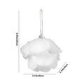 thumbnail image 3 of Ganfancp Árbol de Navidad Colgante Bola de Navidad Colgante Bola de Espuma de Petaly Blanco Adorno Bola Showwindow Rebajas Hoy Liquidación 1*Colgante Bola de Navidad, 3 of 6