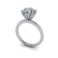 thumbnail image 2 of 4.00 Ct Brilliant Cut Round Natural Moissanite Engagement Rings for her Fine 18K White Gold, 2 of 6