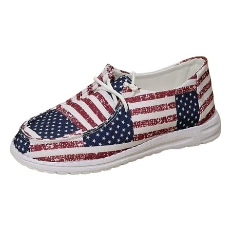 

DVKOVI Women Work Shoes Ladies Casual Patchwork Fabric Round Toe Tie Low Top Shoes Lightweight Walking Shoes Flat Casual Shoes Flats Shoes Women Dressy Comfortable Red 41