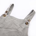 thumbnail image 2 of Salopette Sans Manches pour Femmes Combinaison Ample Col en U Gris m, 2 of 9