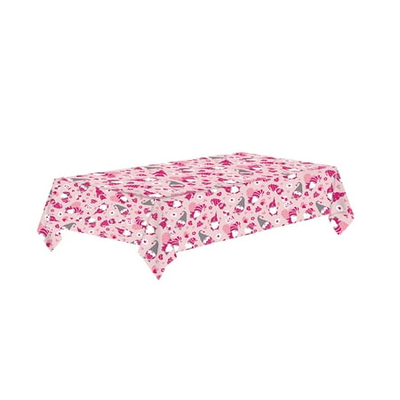 

Love Table Cover Romantic 53.94x107.87Inch Valentines Day Tablecloth Heart Home Decor Anniversary Table Runner