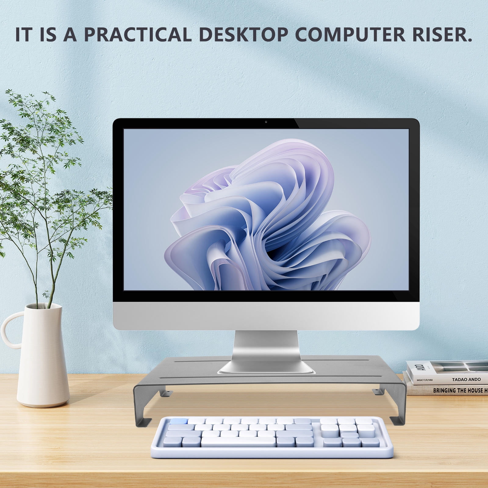 TAILTOSS Laptop Stand Aluminum Alloy Screen Riser for Comfortable Viewing