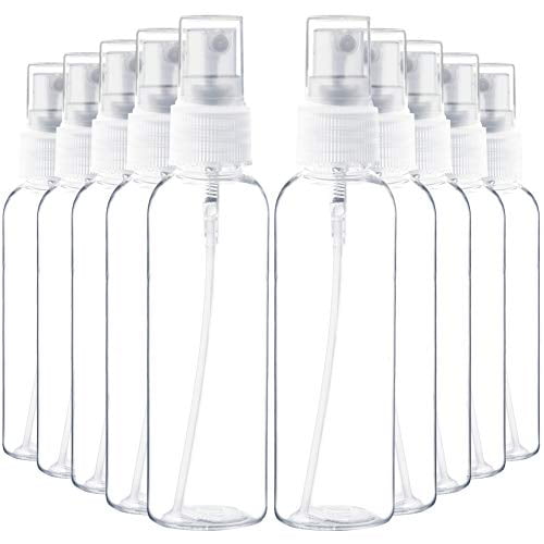Youngever Youngever 10 Pack Plastic Spray Bottles 4 Ounce, Refillable Plastic Spray Bottles