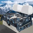 thumbnail image 2 of Aplkyhs Camouflage Deer Golf Cart Seat Covers 1Pack Travel Sports Golf Cart Covers for 2-Person Seats Club Car Lightweight Machine Washable Fashion, 2 of 7