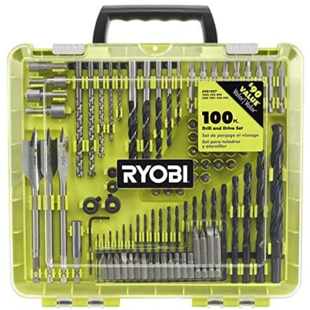 Ryobi 100 piece drilling and driving set online