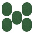 thumbnail image 1 of Furnish My Place Modern Plush Solid Olive Green Color Rug - Pets and Kids Friendly Rug, Indoor/Outdoor Mat, Area Rugs Great for Kids, Pets, Event, Living Room, Made in USA, 2' x 3' Oval - Set of 5, 1 of 10