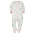 thumbnail image 2 of Gerber Baby Girl Sleep 'N Play Footed Pajamas, 2-Pack, 2 of 4