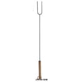 thumbnail image 4 of Rome Industry Campfire Roasting Fork 4100-48 43 Inch Length; Chrome Plated; Steel; Single; With 9 Inch Wood Handle With Leather Storage Strap, 4 of 5
