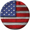 Patriotic Steel Dessert Plates, 8-Pack