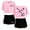 PinkBlack, variant on Freya Skye Gold's Gone Short Sleeve Crop Top Shorts Two Piece Set Women's Top Sets