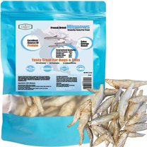 Amzey Freeze Dried Minnows 3.5oz 100% Natural Wild Caught Dried Minnows Great for Dog & Cat, Dog Treats, Cat Treats
