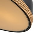 thumbnail image 3 of Alora Lighting PD331024MWVB Doral 3 Light 25" Wide Pendant - Matte White / Vintage Brass, 3 of 5