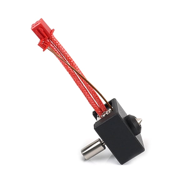 Hot End Kit for Ender3 S1 3D Printer with 0.4mm MK8 Brass Extruder Nozzle Copper Throat Tubing Alloy Heater Block Set
