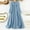 *Light Blue, variant on ClodeEU Women's Plus Size V Neck Crinkle Rayon Knee Length Dress,Casual Trendy Long Dress Light Blue,Womens Plus XL