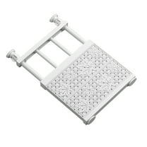 Oggfader Plastic Adjustable Closet Shelf - Retractable No Drill Cabinet Partition, Stackable Wardrobe Divider Organizer for Shoe Shelf & Kitchen