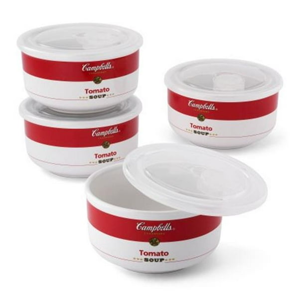 Campbells Wmtld Soup Bowl oz Tomato Soup Design Lid