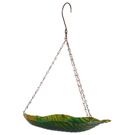 IMIKEYA Hanging Bird Feeding Tray Iron Decorative Outdoor Patio Feeder