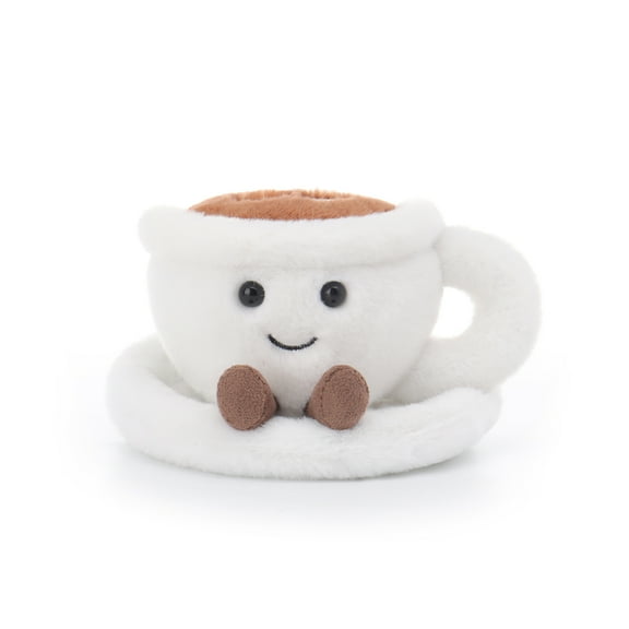 Apricot Lamb Leisure Coffee Plush Toy for Kids 3.1 Inches