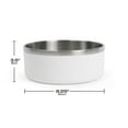 thumbnail image 3 of One Paw , Grand Bol pour Chien en Acier Inoxydable à Double Paroi, 2.1L (71 oz), 3 of 12
