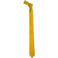 thumbnail image 3 of Skinny Golden Yellow Ties by 2 Inch Solid Mens Neckties, 3 of 4